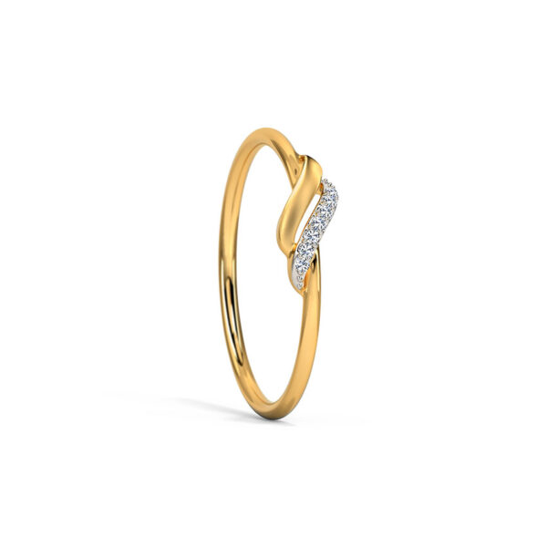 Teensy Wave Diamond Ring - Image 5